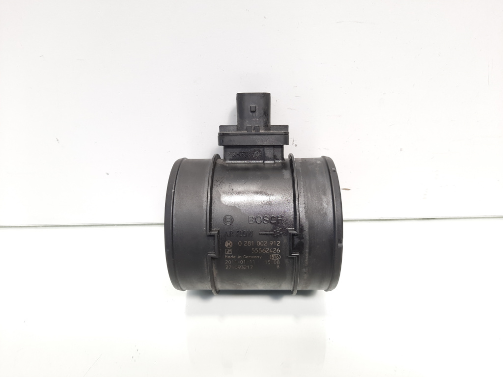 Debitmetru aer, cod GM55562426, Opel Astra J Sedan, 2.0 CDTI, A20DTH (idi:539357)