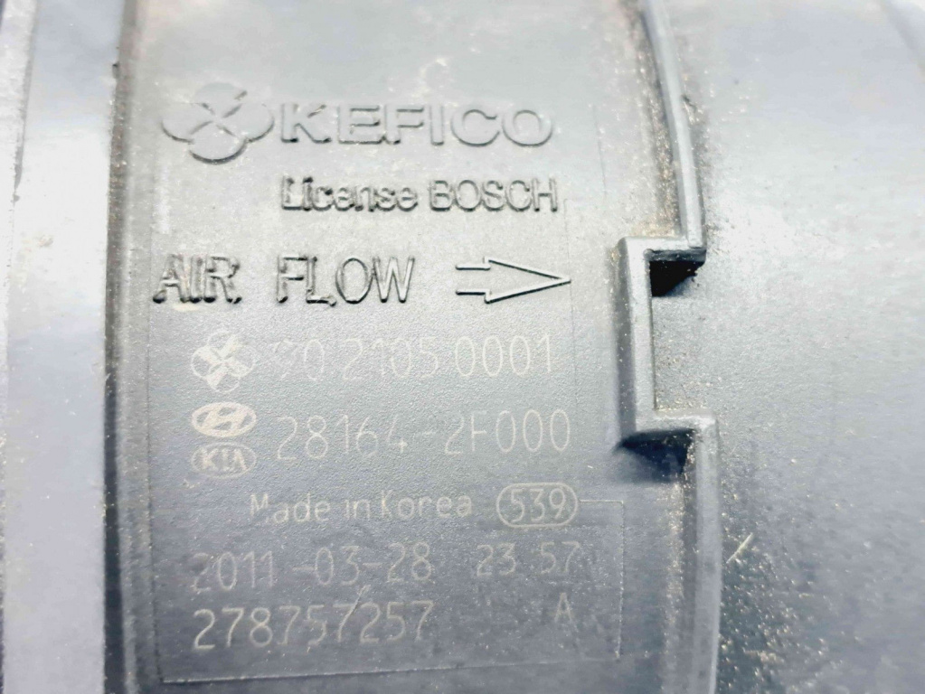 Debitmetru aer Hyundai Santa Fe 2 (CM) [Fabr 2005-2012] 28164-2F000 2.2 D4HB