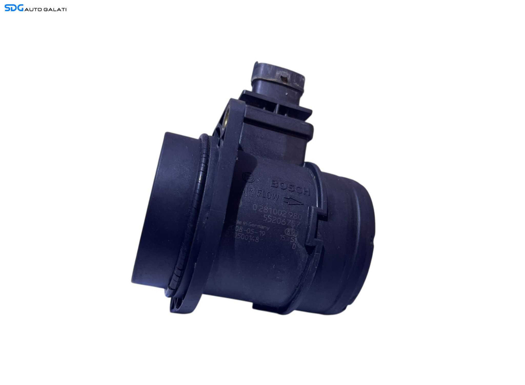 Debitmetru Aer Lancia Ypsilon 1.3 JTD Multijet 2003 - 2011 Cod 0281002980 55206757 [B4458]