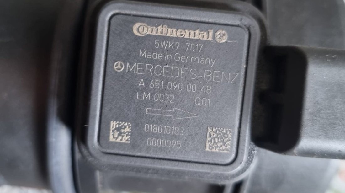 Debitmetru aer Mercedes-Benz CLS Coupe (C218) 220 BlueTEC / d 2.1 170cp cod piesa : A6510900048
