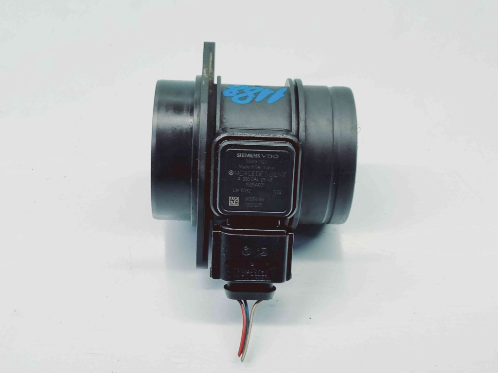 Debitmetru aer Mercedes Clasa A (W168) [Fabr 1997-2004] A0000942948 1.6 Benz 16696075KW / 102CP 1.6 Benz 166960 75KW / 102CP