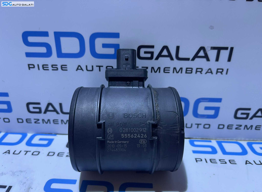 Debitmetru Aer Opel Zafira C 2.0 CDTI 2012 - 2018 Cod 55562426 0281002912 (cod compatibil 0280218427) [B3500]