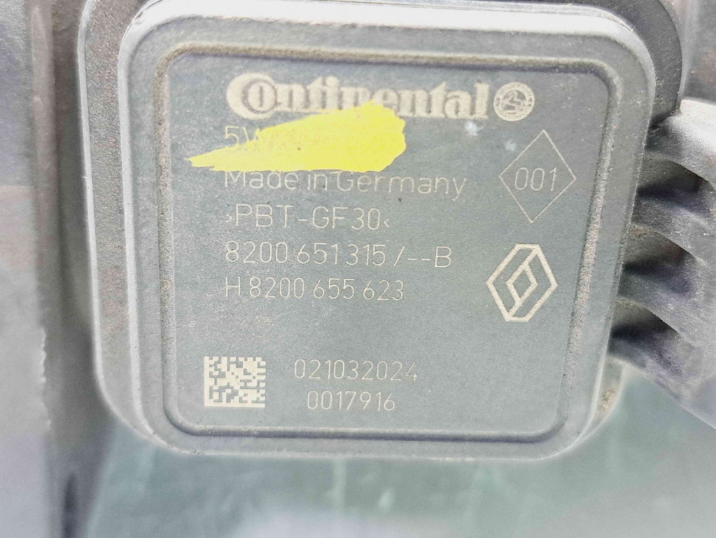 Debitmetru aer Renault Kangoo 2 Maxi (F61) [Fabr 2008-2022] 8200651315B 1.5 DCI K9K808 1.5 DCI K9K808 80KW / 109CP