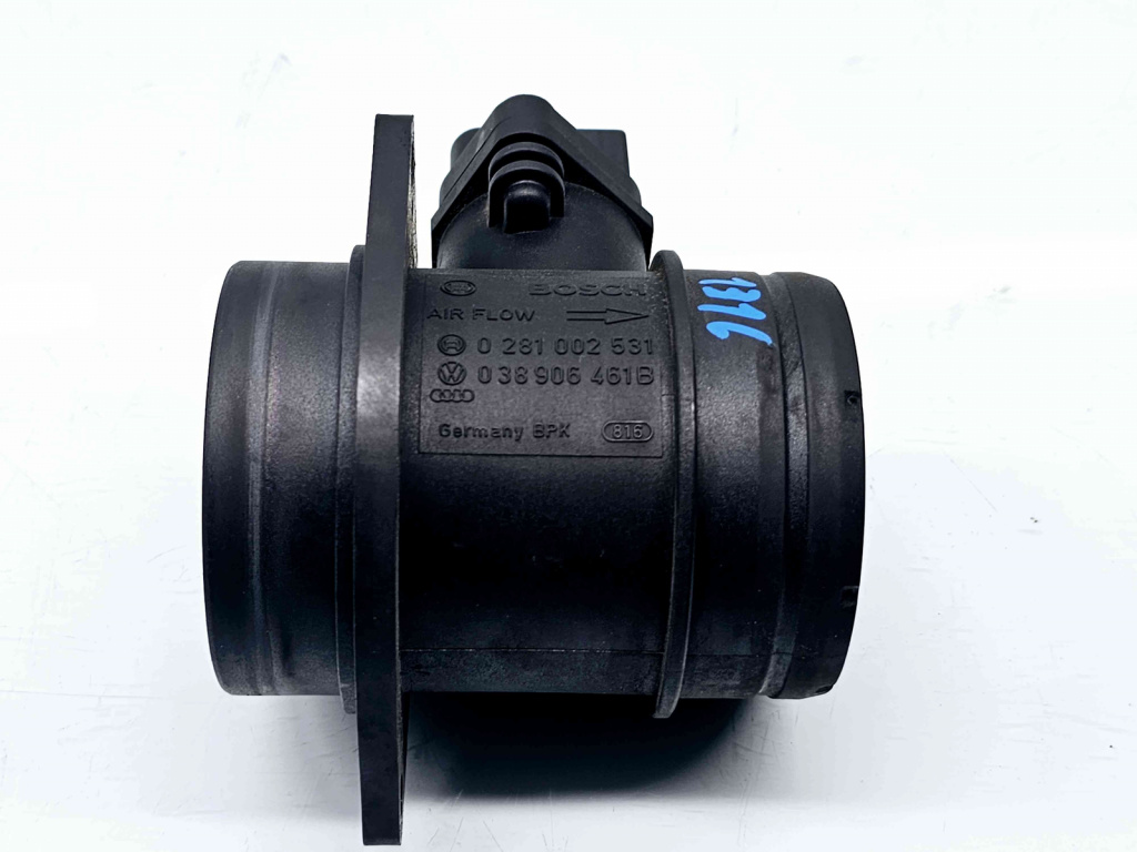 Debitmetru aer Volkswagen Golf 5 Variant (1K5) [Fabr 2007-2009] 038906461B 1.9 TDI BLS 77KW / 105CP 1.9 TDI BLS 77KW / 105CP