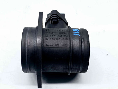 Debitmetru aer Volkswagen Jetta 3 (1K2) [Fabr 2005-2010] 038906461B 1.9 TDI BLS 77KW / 105CP