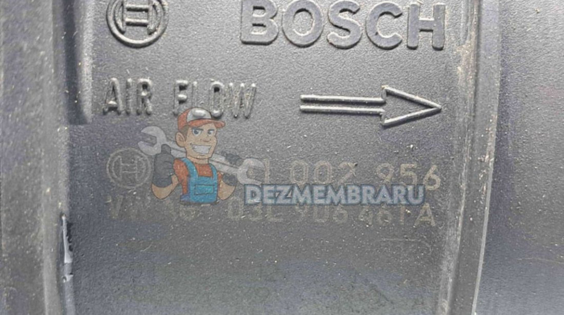 Debitmetru aer Volkswagen Passat B7 (362) [Fabr 2010-2014] 03L906461A 2.0 TDI CFFB