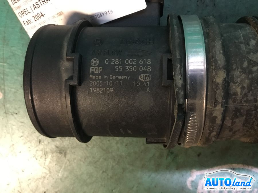 Debitmetru de Aer 0281002618 Diesel Opel ASTRA H 2004