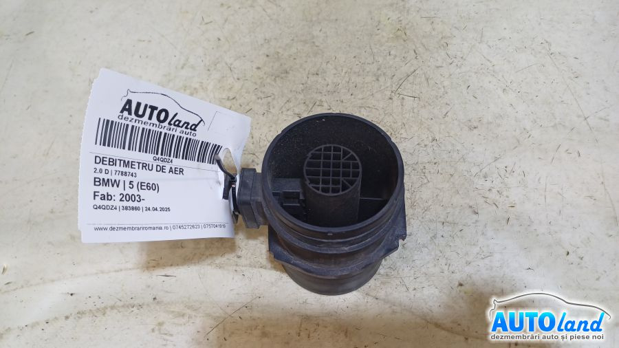 Debitmetru de Aer 7788743 2.0 D BMW 5 E60 2003