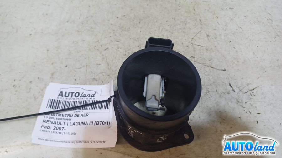 Debitmetru de Aer 8200299956 1.5 DCI Renault LAGUNA III BT0/1 2007