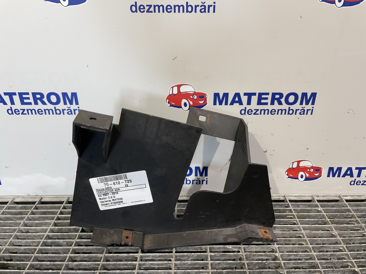DEFLECTOR AER BMW X3 X3 2.0 D - (2007 2010)