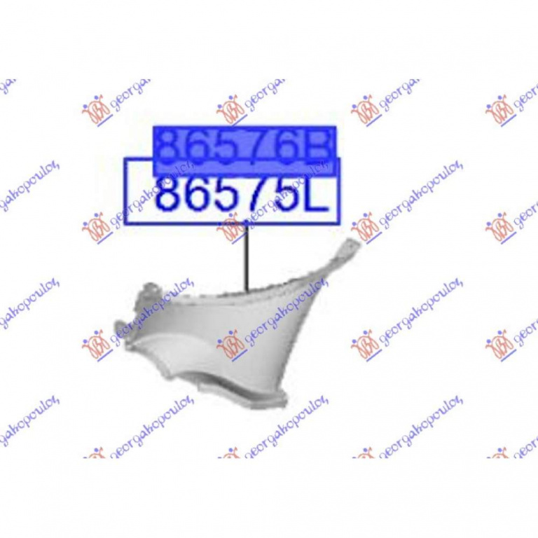 Deflector Aer In Bara (O) - Hyundai I10 1999 , 86544-K7000