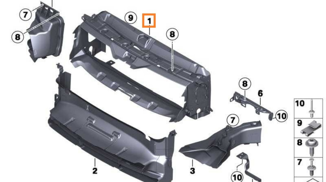 Deflector Aer Oe Bmw Seria 3 F31 2012-2019 51747255413