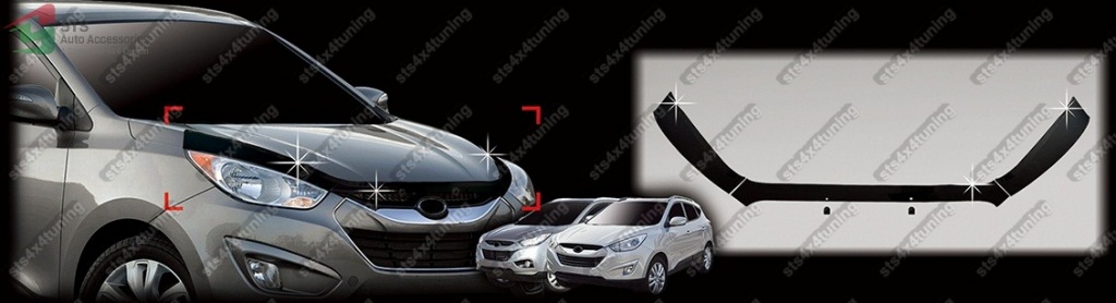DEFLECTOR CAPOTA HYUNDAI IX35 2010-2015 [3-BUC]