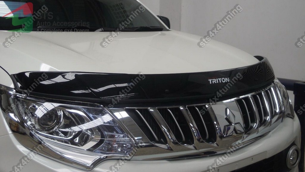 DEFLECTOR CAPOTA MITSUBISHI TRITON L200 2015-2018 NEGRE
