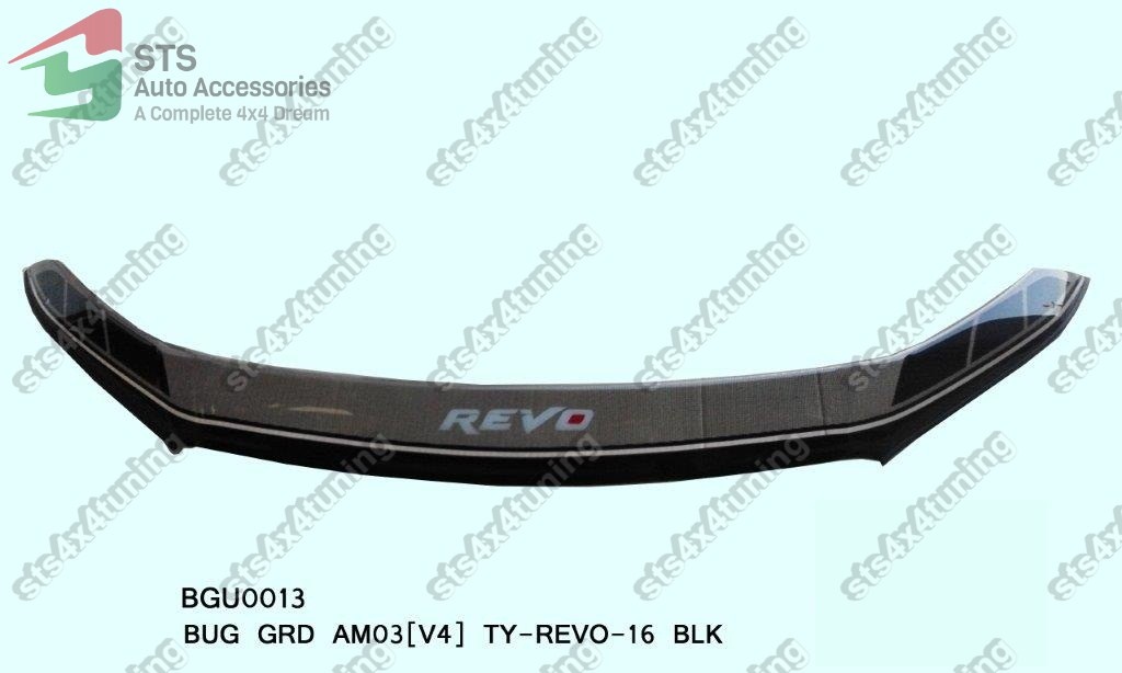 DEFLECTOR CAPOTA TOYOTA HILUX REVO 2016+ NEGRE [V4]