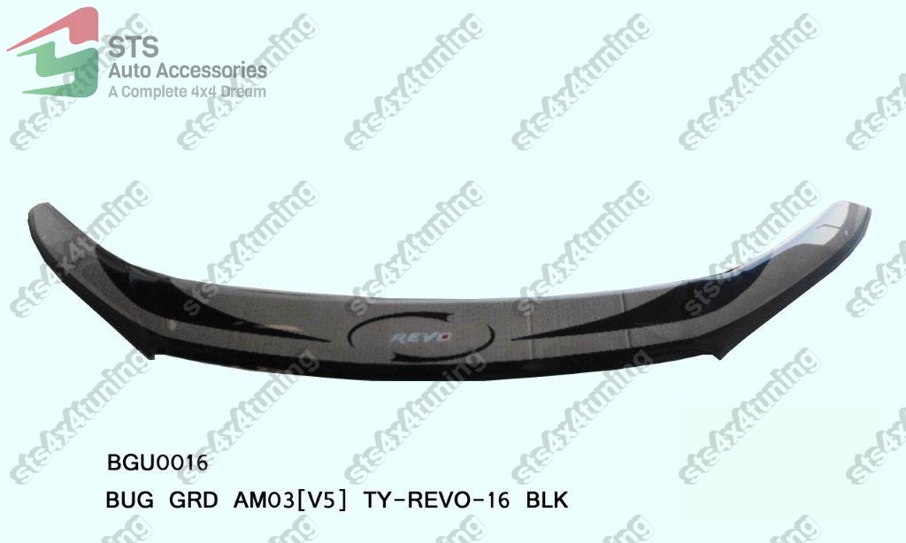 DEFLECTOR CAPOTA TOYOTA HILUX REVO 2016+ NEGRE [V5]
