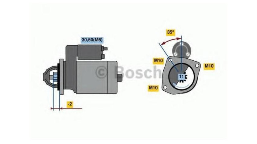 Demaror Citroen C5 II (RC_) 2004-2016 #2 0986023850