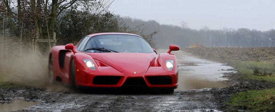 Demonstratie de forta la bordul unui Enzo Ferrari Demonstratie de forta la bordul unui Enzo Ferrari