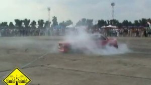 Demonstratii auto 14.08.2005 International Tuning & Sound Constanta Cerculete, Burnout, Drift