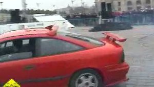 Demonstratii auto 22,23,26.02.2005 - Casa Poporului - Cerculete - Burnout