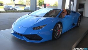 Descopera si admira fiecare detaliu al noului Lamborghini Huracan Spyder