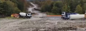 Desfasurare de forte cum numai in China mai vezi. Autostrada din Romania unde acum pe santier sunt 800 de muncitori si 240 de utilaje