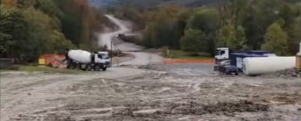 Desfasurare de forte cum numai in China mai vezi. Autostrada din Romania unde acum pe santier sunt 800 de muncitori si 240 de utilaje