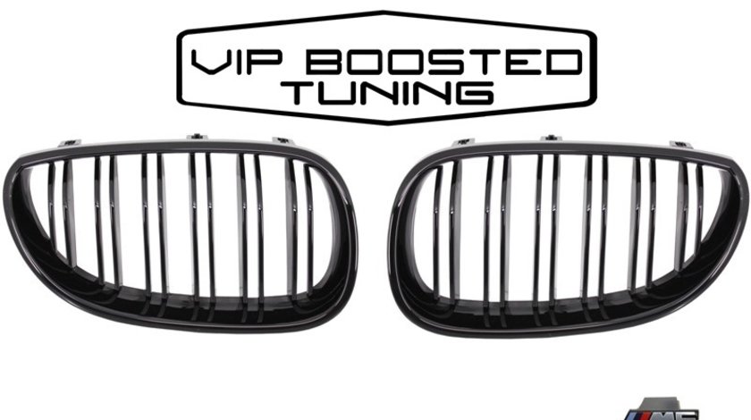 DESIGN NOU! Grile Centrale BMW Seria 5 E60 (2003-2009) Negru Lucios M Design