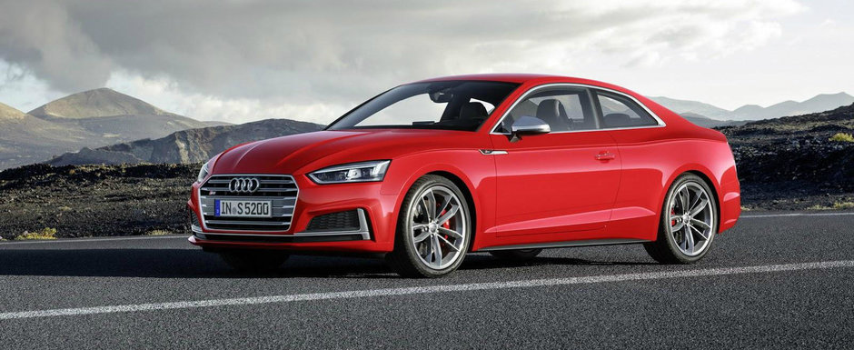 Design-ul noului Audi A5 o sa te faca sa uiti complet de BMW sau Mercedes. Cum arata coupe-ul german