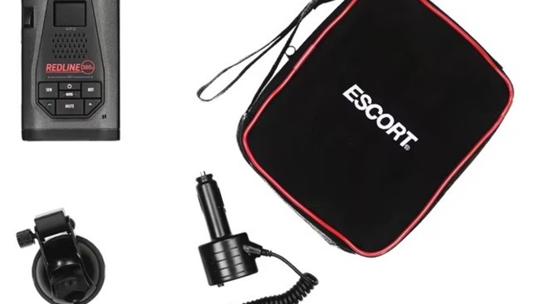 Detector De Radar ESCORT Redline 360C Banda detectie X K KA Laser - Pistol Trucam