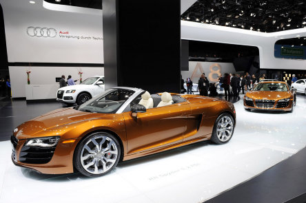 Detroit 2010: R8 V10 Coupe & Spyder sunt doua caramele dulci Detroit 2010: R8 V10 Coupe & Spyder sunt doua caramele dulci