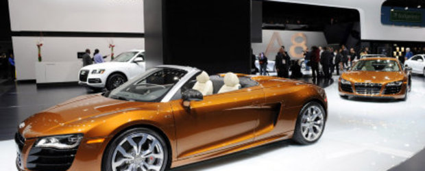 Detroit 2010: R8 V10 Coupe & Spyder sunt doua caramele dulci