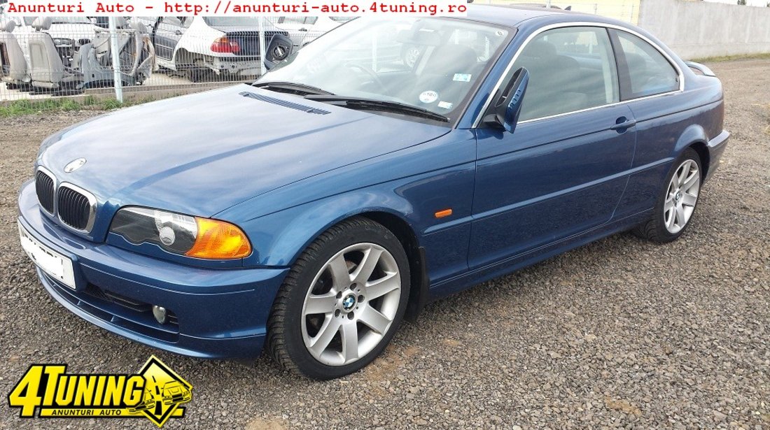 Dezmembrari bmw e46 325 coupe,aripa,usa,far,radiatoare,bara,brate,motor,ambreiaj,volan,amortizoare