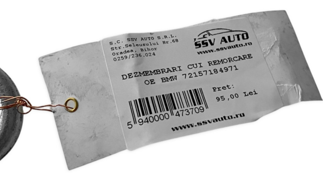 Dezmembrari Cui Remorcare Oe Bmw Seria 2 F22, F87 2012→ 72157184971