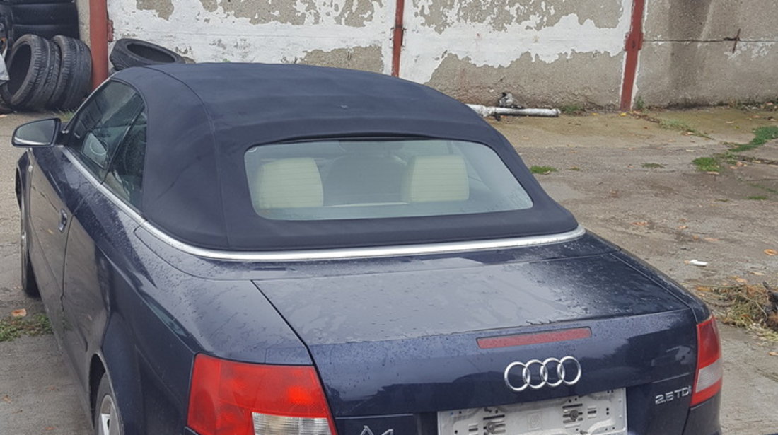 Dezmembrez Audi A4 B6 Cabrio 2.5 TDI motor BCZ cutie viteza HEN