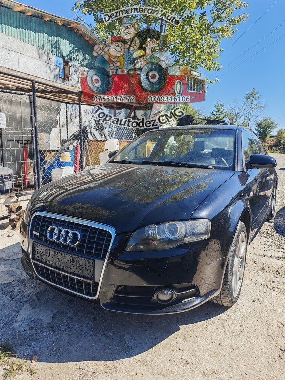 Dezmembrez Audi A4 B7 S-Line 2.0 Tdi 2008 BPW Negru LY9B piese