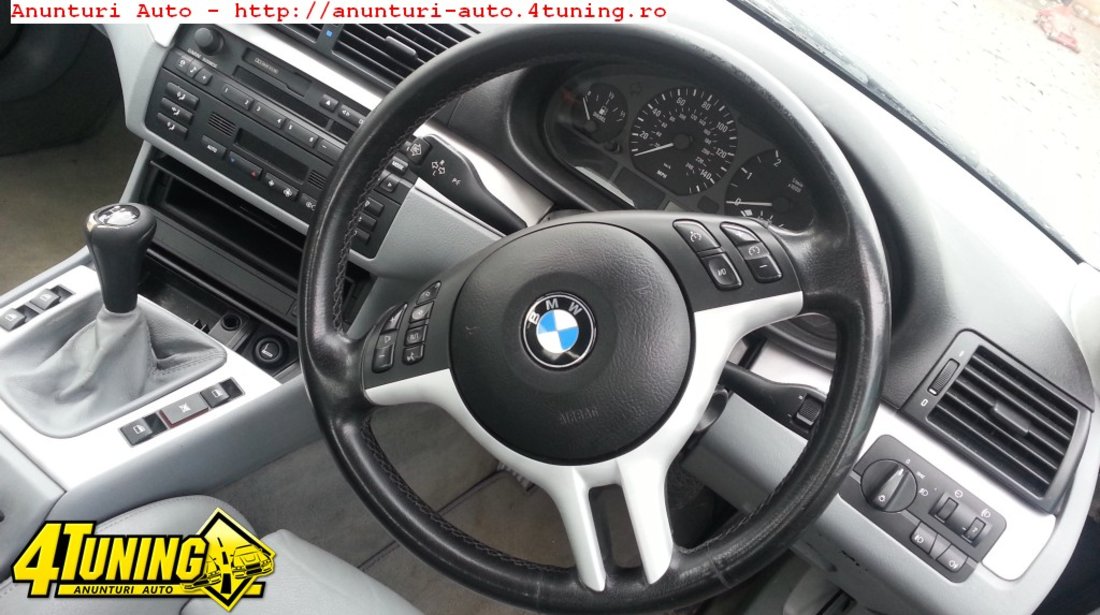 Dezmembrez BMW e46 320D 150CP 2003 sedan Facelift interior piele