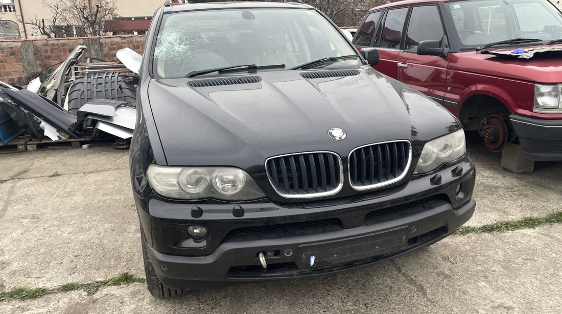 Dezmembrez BMW X5 E53 3.0D SE 160kW 218CP Facelift Negru an 2005