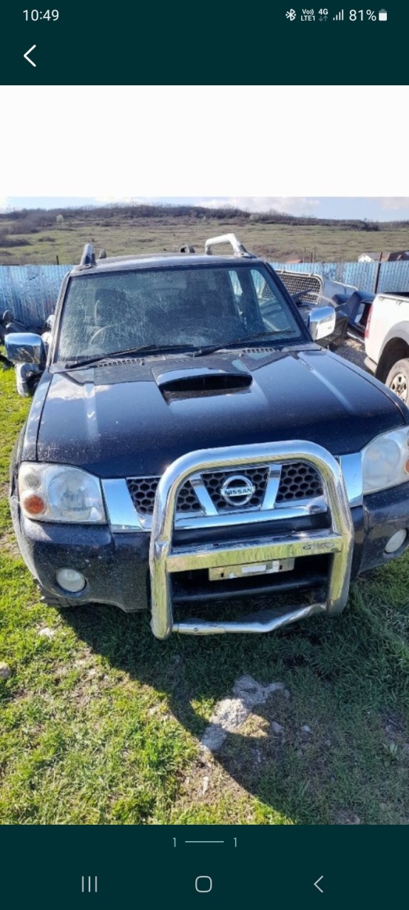 Dezmembrez Nissan Navara d22 an 2003 2006 motor 2.5