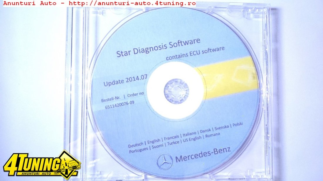 Diagnoza completa Mercedes STAR C3 LAPTOP HDD  FULL