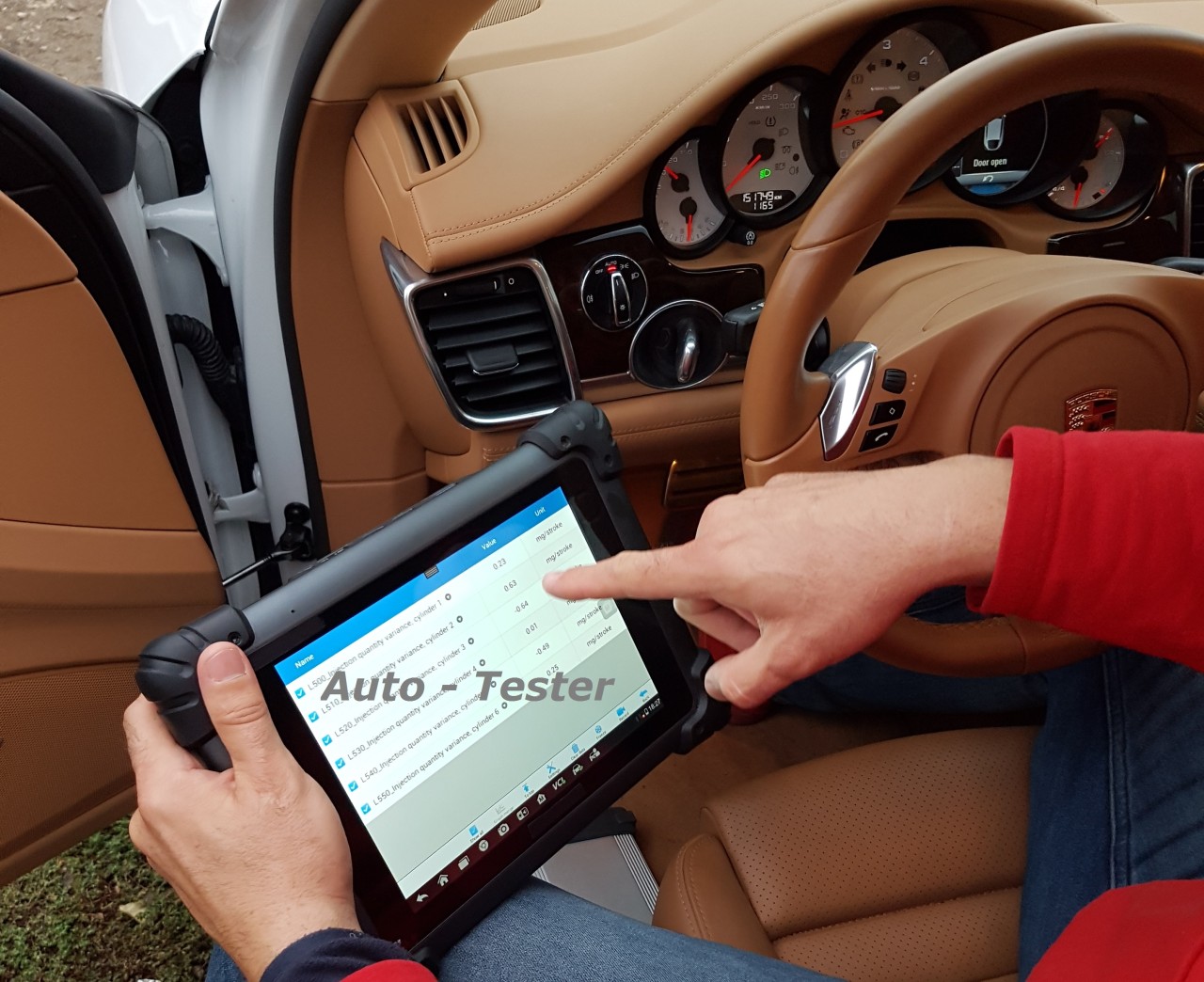 Diagnoza Porsche tester auto la domicili