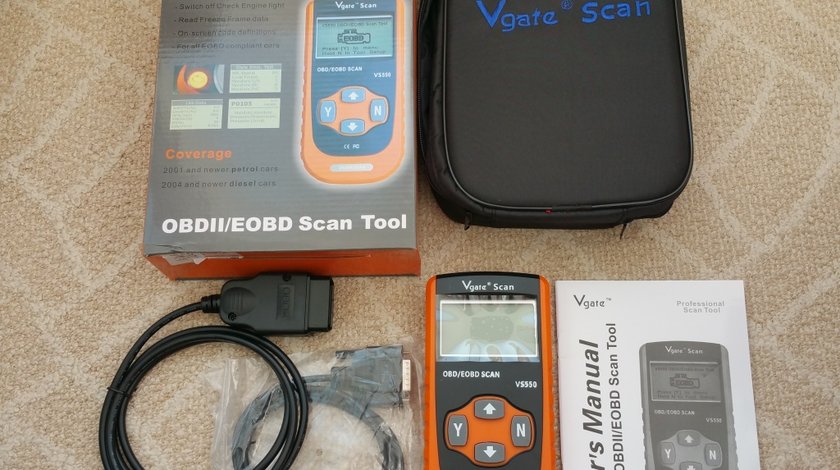 Diagnoza universala Vgate VS550 , model 2016 , masini CAN EOBD ODB II