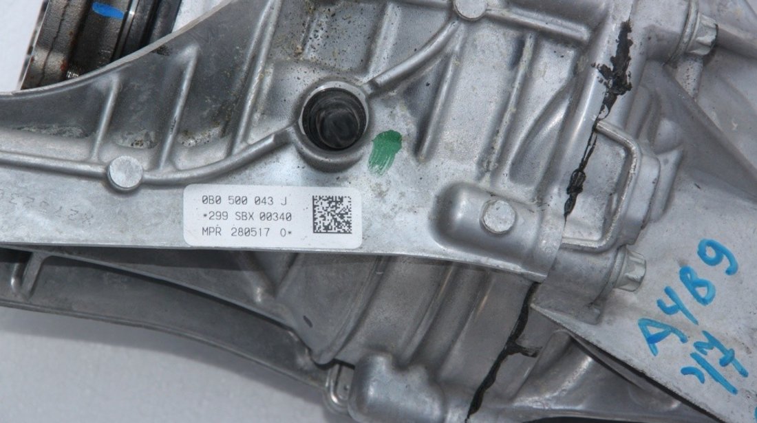 Diferential spate Audi A4 B9 2.0 TFSI 8W cod: 0B0500043J model 2018