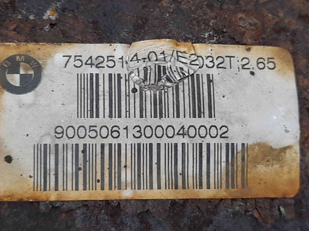 Diferential spate Bmw 5 (E60) [Fabr 2004-2010] 7542514 3.0 525 d