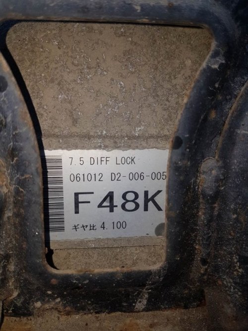 Diferential spate mitsubishi pajero IV 3.2 DI-D cod 061012 d2-006-005 f48k 7.5 diff lock