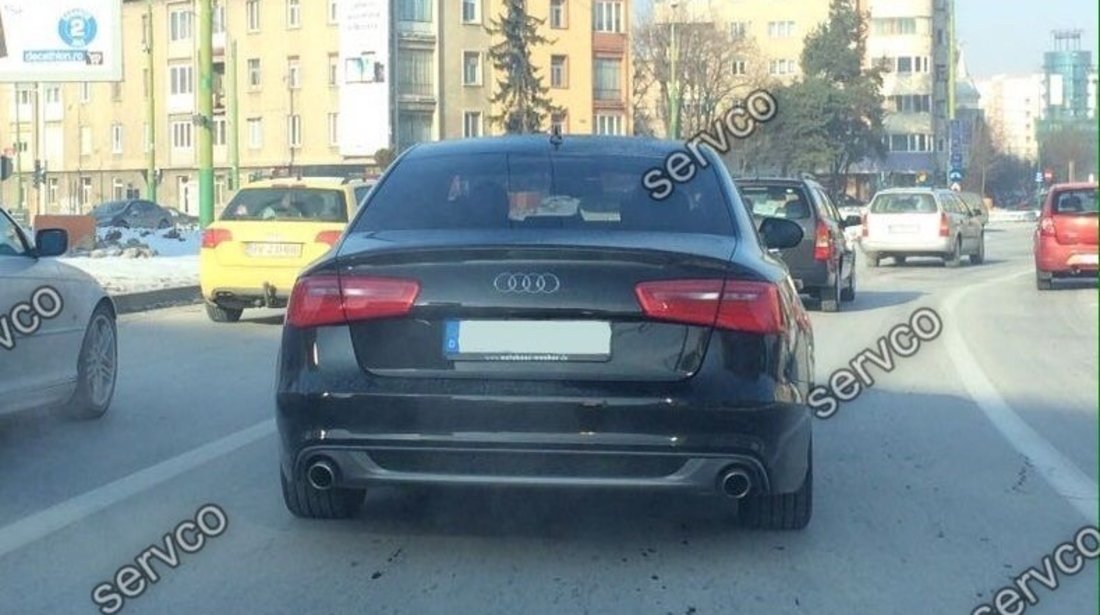 Difuzor ABT bara spate Audi A6 4G C7 Sline 2011-2014 v1