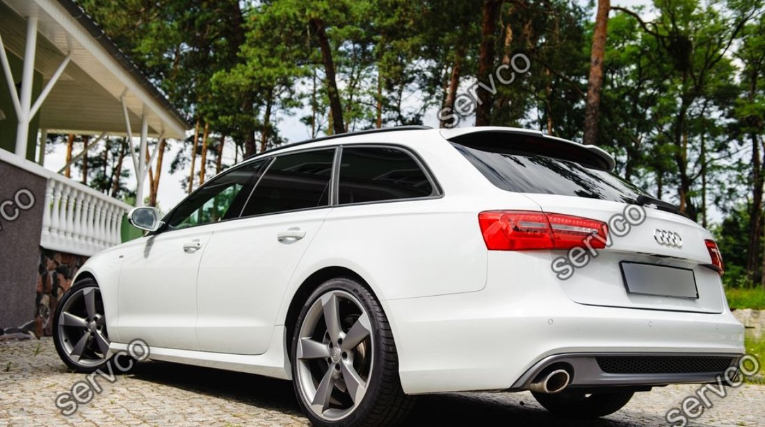 Difuzor ABT tuning sport Sline bara spate Audi A6 4G C7  S line S-line 2011-2014 v1