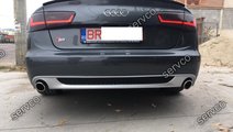 Difuzor ABT tuning sport Sline bara spate Audi A6 ...