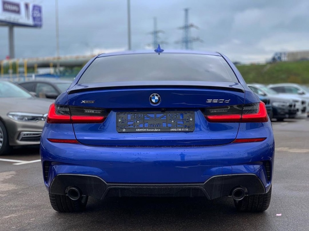 Difuzor adaos buza bara spate BMW Seria 3 G20 G21 Performance 2019- v1
