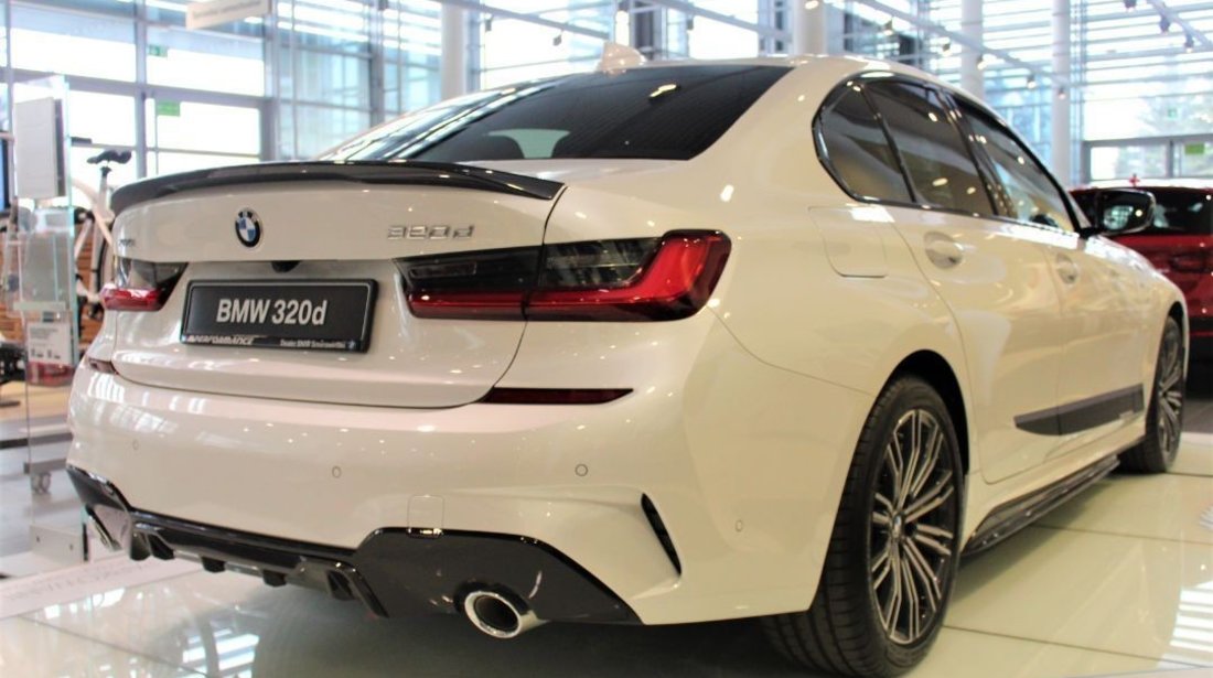 Difuzor adaos buza bara spate BMW Seria 3 G20 G21 Performance 2019- v1